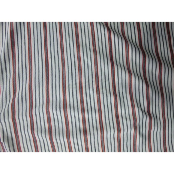 Footjoy FJ Polo Golf Shirt Mens Medium Striped Short Sleeve Shannopin Logo - Picture 7 of 11